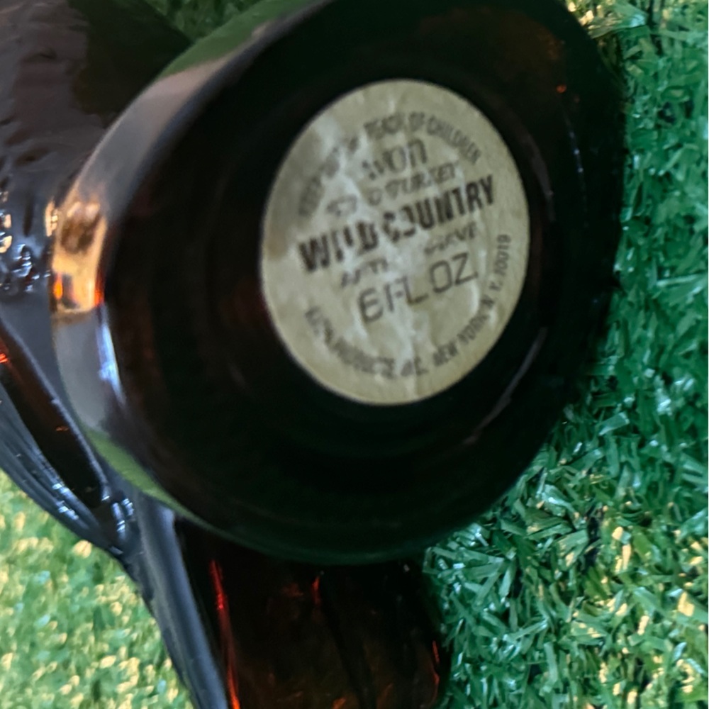 Vintage Avon wild turkey deep woods after shave vintage old stock glass unique - Picture 3 of 7